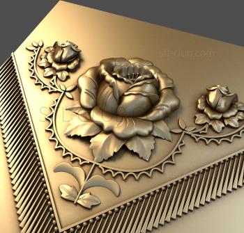 3D model Roses and peony (STL)